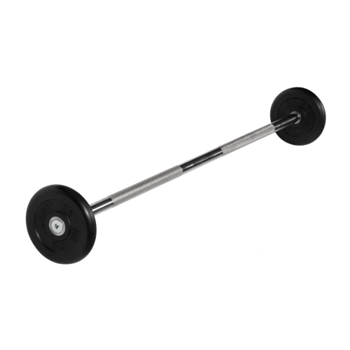 Штанга неразборная 10кг черная MB Barbell MB-BarMW-B10