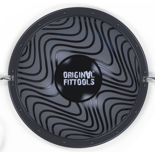 Полусфера гимнастическая Original FitTools R3 с эспандерами и насосом#15