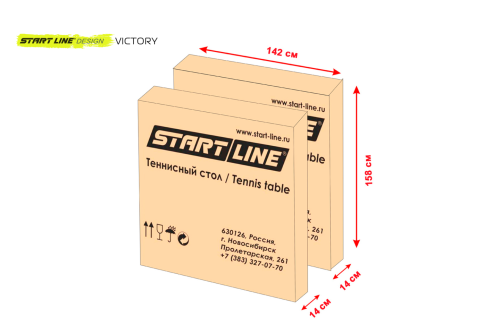 Теннисный стол START LINE VICTORY DESIGN (с сеткой)#8 Теннисный стол START LINE VICTORY DESIGN (с сеткой)#8