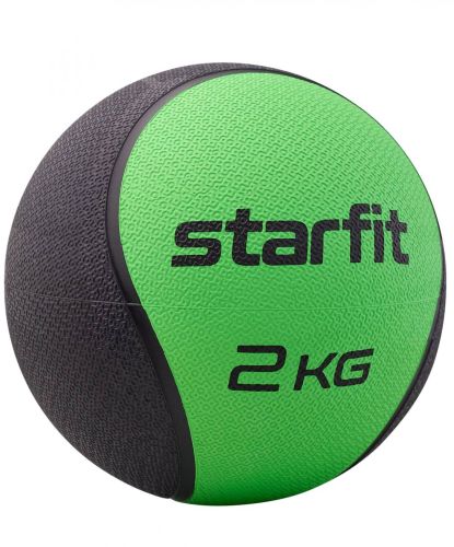 Медбол высокой плотности STARFIT GB-702 2 кг (зеленый)#2 Медбол высокой плотности STARFIT GB-702 2 кг (зеленый)#2
