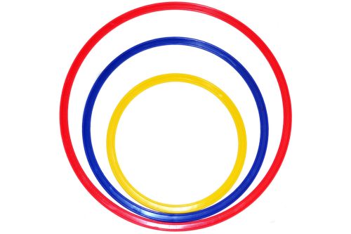 Обруч гимнастический плоский 40 см