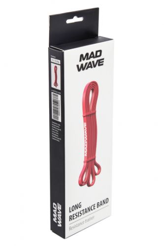 Силовая эластичная лента MADWAVE Long Resistance Band 9,1-15,9 кг (красный)#4