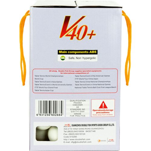 Мяч для настольного тенниса DOUBLE FISH No-Star Ball (100 шт.)#2 Мяч для настольного тенниса DOUBLE FISH No-Star Ball (100 шт.)#2