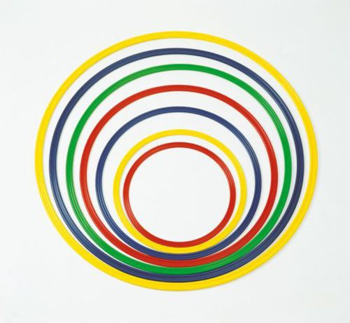 Обруч гимнастический плоский 80см Обруч гимнастический плоский 80см