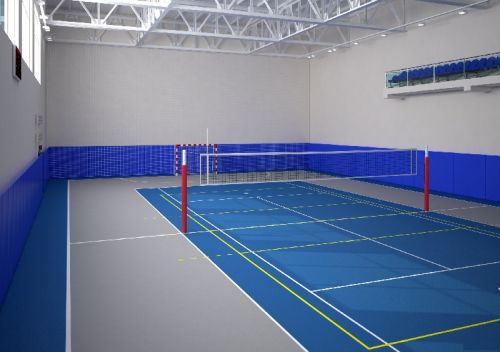 Спортивный линолеум Apoluza Sportfloor PVC 6,5 мм#3 Спортивный линолеум Apoluza Sportfloor PVC 6,5 мм#3
