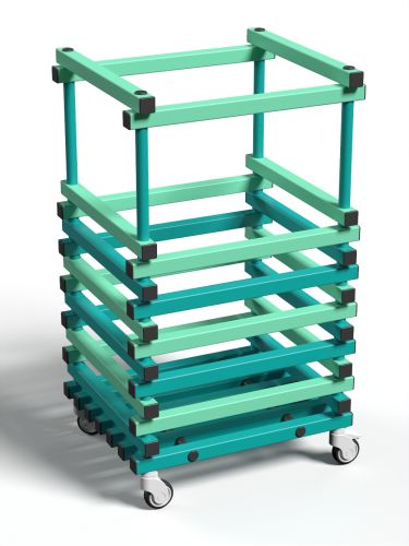 Корзина для хранения акваинвентаря 570х570х600 мм (без колес)#4