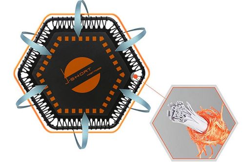 Фитнес батут для джампинга с ручкой HASTTINGS J-Short 50"#10