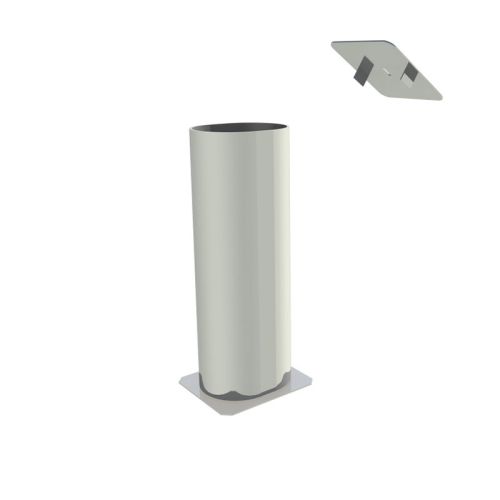 Закладные стальные стаканы для стационарных стоек из профиля 100х120 мм SPORTWERK (SpW-SA-3.5)