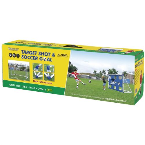 Ворота футбольные игровые DFC 2 в 1,8х1,3 м#2 Ворота футбольные игровые DFC 2 в 1,8х1,3 м#2