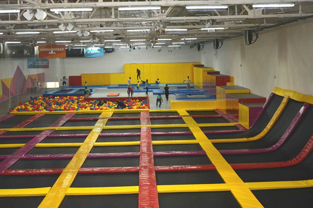 Батутный парк "Небо", г. Москва Батутный парк "Небо", г. Москва