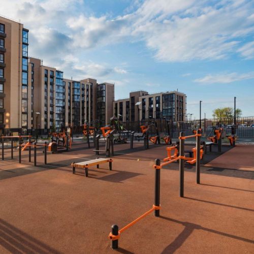 Воркаут Тройной каскад турников для отжиманий и подтягиваний ZAVODSPORTA W347#4