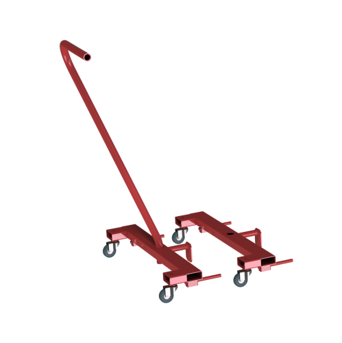 Тележка для перевозки гимнастических брусьев