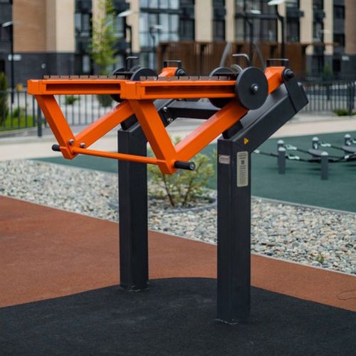 Уличный тренажер Приседание с переменной нагрузкой ZAVODSPORTA Power-1804#7 Уличный тренажер Приседание с переменной нагрузкой ZAVODSPORTA Power-1804#7