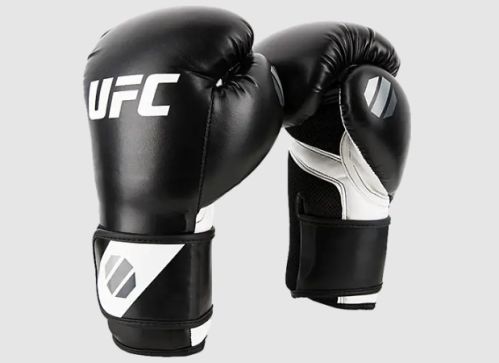 Перчатки боксерские тренировочные для спаринга UFC Pro Fitness Black Перчатки боксерские тренировочные для спаринга UFC Pro Fitness Black