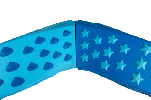 Дорожка тактильная волнистая (8 элементов)#3