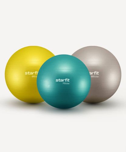 Фитбол STARFIT GB-108 85 см (тепло-серый пастель)#3