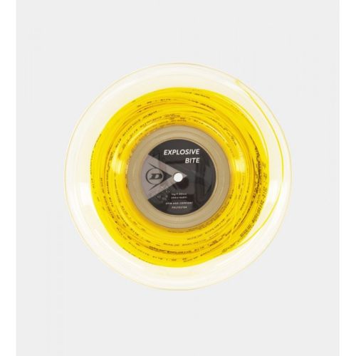 Теннисная струна DUNLOP EXPLOSIVE BITE 16G Yellow 200M REEL Теннисная струна DUNLOP EXPLOSIVE BITE 16G Yellow 200M REEL