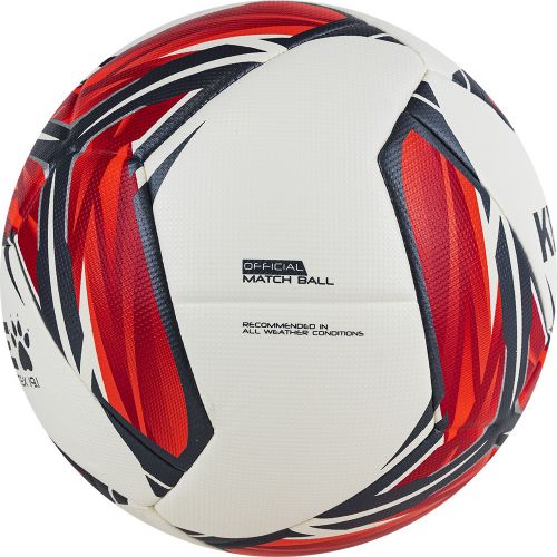 Мяч футбольный KELME Vortex 19.1 №5 (ПУ) бело-красный#2