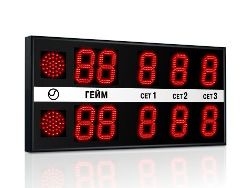 Табло для большого тенниса 1050х500 мм Табло для большого тенниса 1050х500 мм