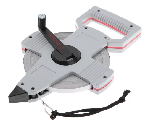 Рулетка ЗУБР 100 м (фиберглас)