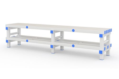 Скамья 2-уровневая усиленная 2000х420х450мм