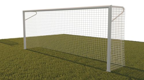 Ворота футбольные 7,32х2,44м алюминиевые (100х120мм), стационарные СТП-199 Ворота футбольные 7,32х2,44м алюминиевые (100х120мм), стационарные СТП-199
