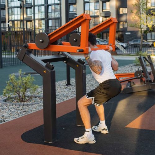 Уличный тренажер Приседание с переменной нагрузкой ZAVODSPORTA Power-1804#9 Уличный тренажер Приседание с переменной нагрузкой ZAVODSPORTA Power-1804#9