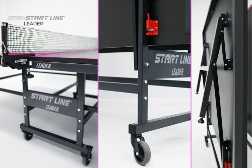 Теннисный стол START LINE Leader Black#6 Теннисный стол START LINE Leader Black#6