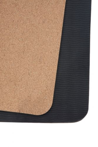 Коврик для йоги MADWAVE Cork Yoga Mat 183х61х0,5 см (бежевый)#3