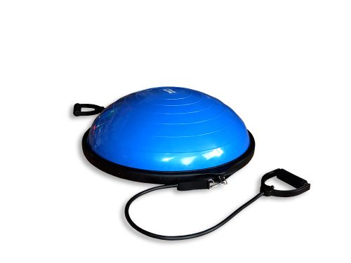 Полусфера гимнастическая Original FitTools R2 с эспандерами и насосом