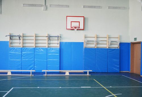 Мат-протектор для стен на липучках 2х1х0,03 (тент, НПЭ, 3 точки крепления) МП-1#2