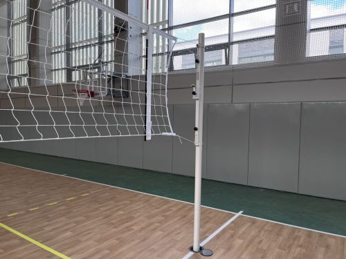 Стойки волейбольные для зала (с регулировкой высоты и стаканами) СТ-587#4