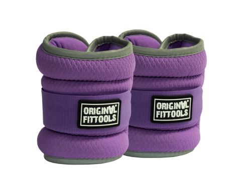 Утяжелители универсальные Original FitTools 1 кг (сиреневые) Утяжелители универсальные Original FitTools 1 кг (сиреневые)