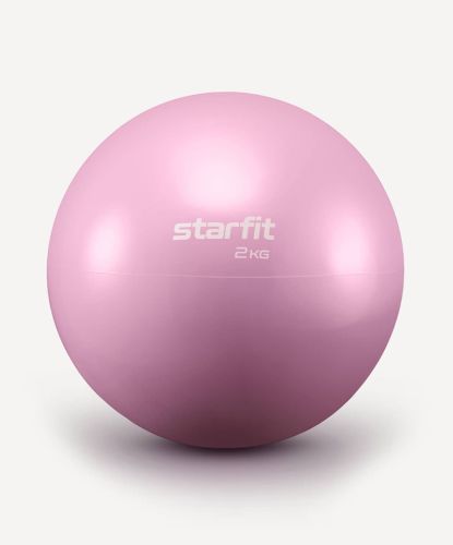 Медбол STARFIT GB-703 2 кг (розовый пастель) Медбол STARFIT GB-703 2 кг (розовый пастель)