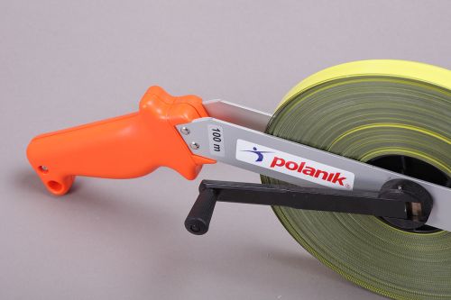 Рулетка POLANIK SMTО-100 (сталь, открытая катушка)#2