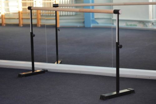 Станок переносной для хореографии (балета) однорядный с резиновыми накладками (бук) 2000 мм СТ-72#2