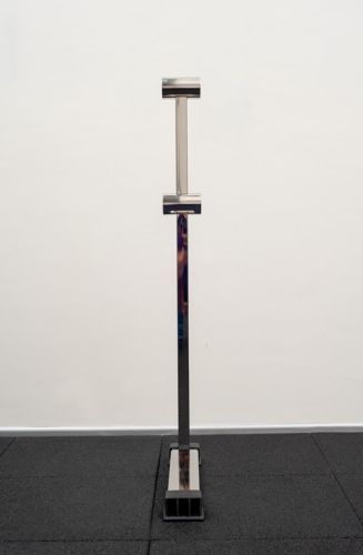 Кронштейн для хореографического (балетного) станка переносной напольный двухрядный (нержавеющая сталь)#5 Кронштейн для хореографического (балетного) станка переносной напольный двухрядный (нержавеющая сталь)#5