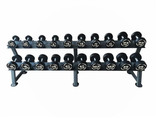 Комплект PVC гантелей 2,5-25 кг (10 пар) со стойкой FITEX PRO FTX-312.1