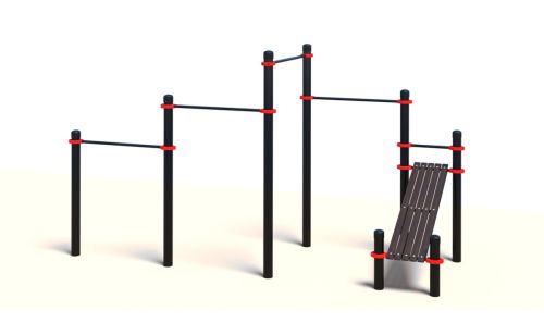 Уличный спортивный комплекс Воркаут ТС-12