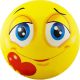 Мяч детский "Funny Faces" 12 см (ПВХ)#3