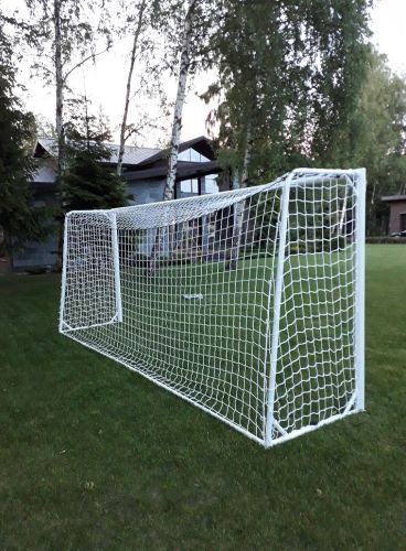 Ворота футбольные 5х2 м стальные d=89 мм мобильные с закладными элементами №3 (разборные)#3