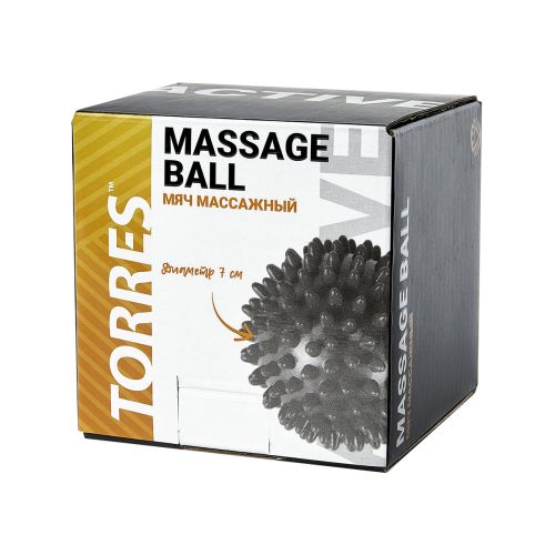 Мяч массажный TORRES 7 см (жёлтый)#5