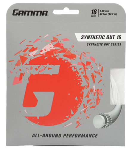 Теннисные струны GAMMA SYN GUT 16 (1 натяжка) Теннисные струны GAMMA SYN GUT 16 (1 натяжка)