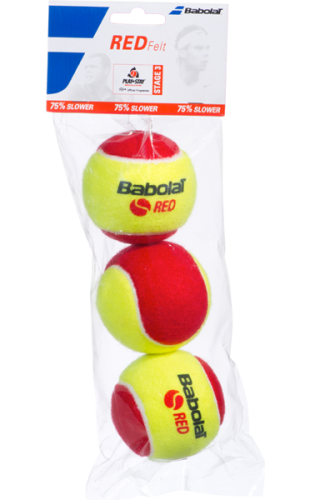 Мяч теннисный BABOLAT Red Felt (3 шт.)#2 Мяч теннисный BABOLAT Red Felt (3 шт.)#2