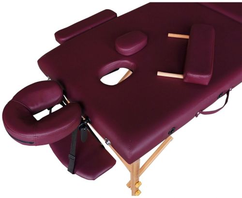 Массажный стол DFC NIRVANA Relax (дерев. ножки) слива (Plum)#4 Массажный стол DFC NIRVANA Relax (дерев. ножки) слива (Plum)#4