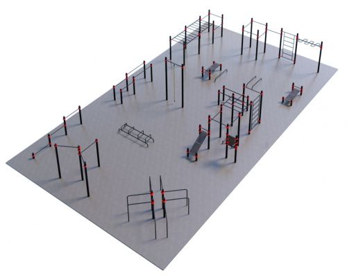 Уличная спортивная площадка Воркаут ТС-3-7#2