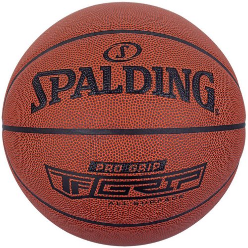 Мяч баскетбольный SPALDING Pro Grip №7 (ПУ) коричнево-черный Мяч баскетбольный SPALDING Pro Grip №7 (ПУ) коричнево-черный