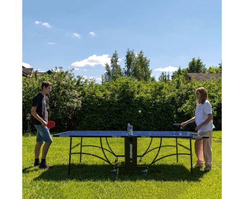 Всепогодный теннисный стол DONIC TORNADO - AL- OUTDOOR Blue (с сеткой)#16 Всепогодный теннисный стол DONIC TORNADO - AL- OUTDOOR Blue (с сеткой)#16
