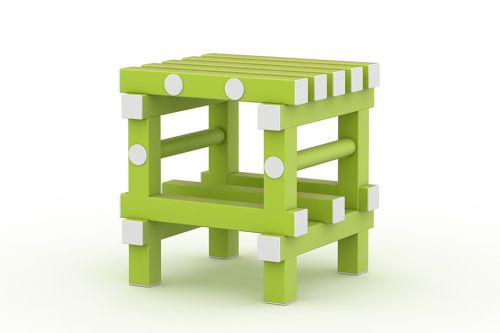 Табурет усиленный 420х420х450мм