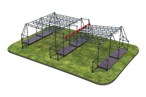 Комплекс полосы препятствий Велосипед + качели#2